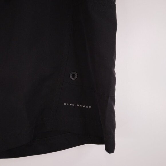 Columbia Omnishade Black Shorts Size 8 - Picture 3 of 7